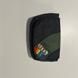 Eco-Friendly Black and Green Wallet